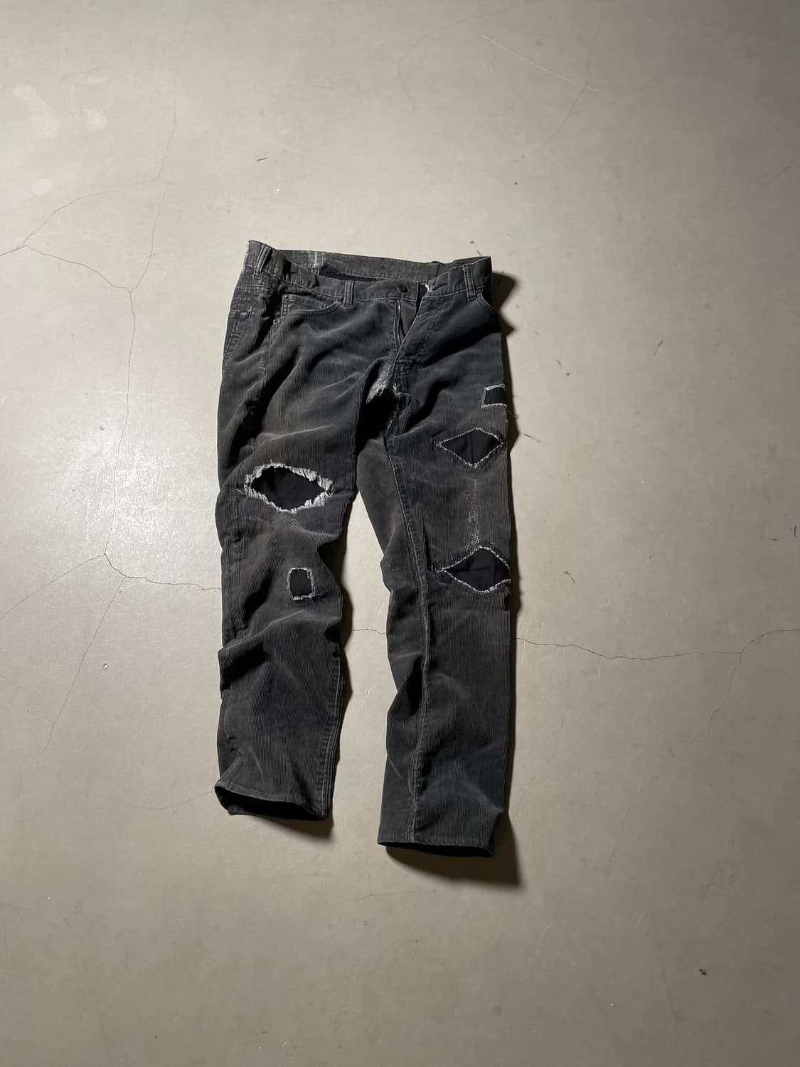 PLEIN (Japan) Distressed Corduroy Pants 상품이미지1