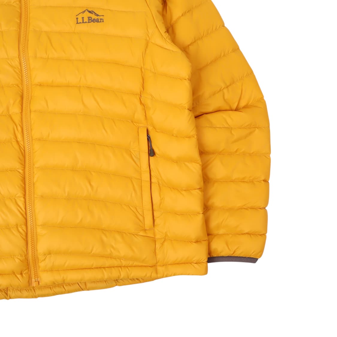 LLbean 엘엘빈 600 옐로우 라이트 다운자켓 경량패딩 상품이미지3