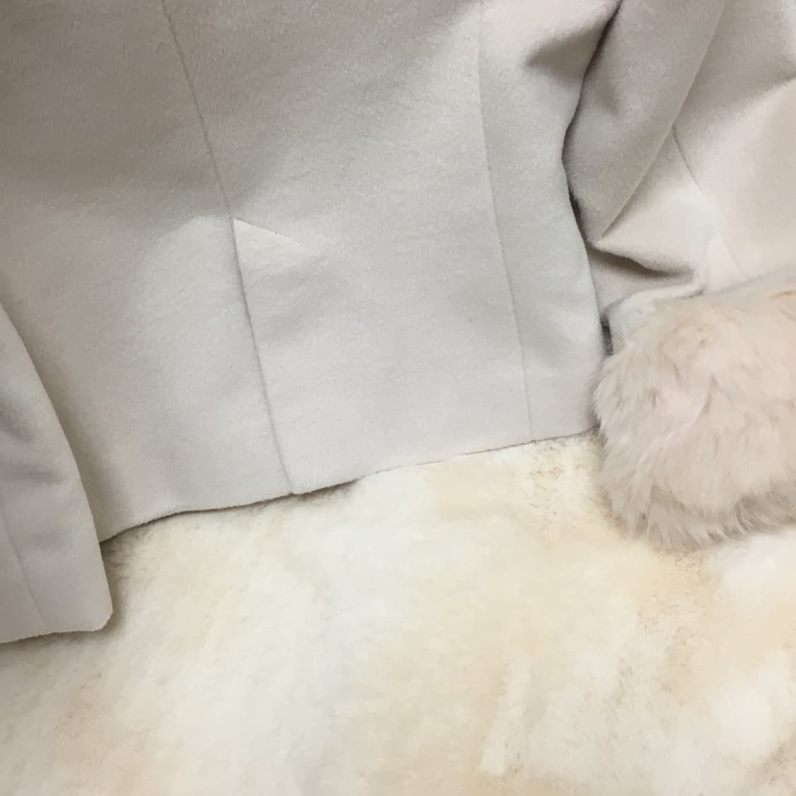 세실맥비 숏 코트 아이보리 베이비 연핑크 달빛천사 갸루 일브 핀터 대장 상품이미지4