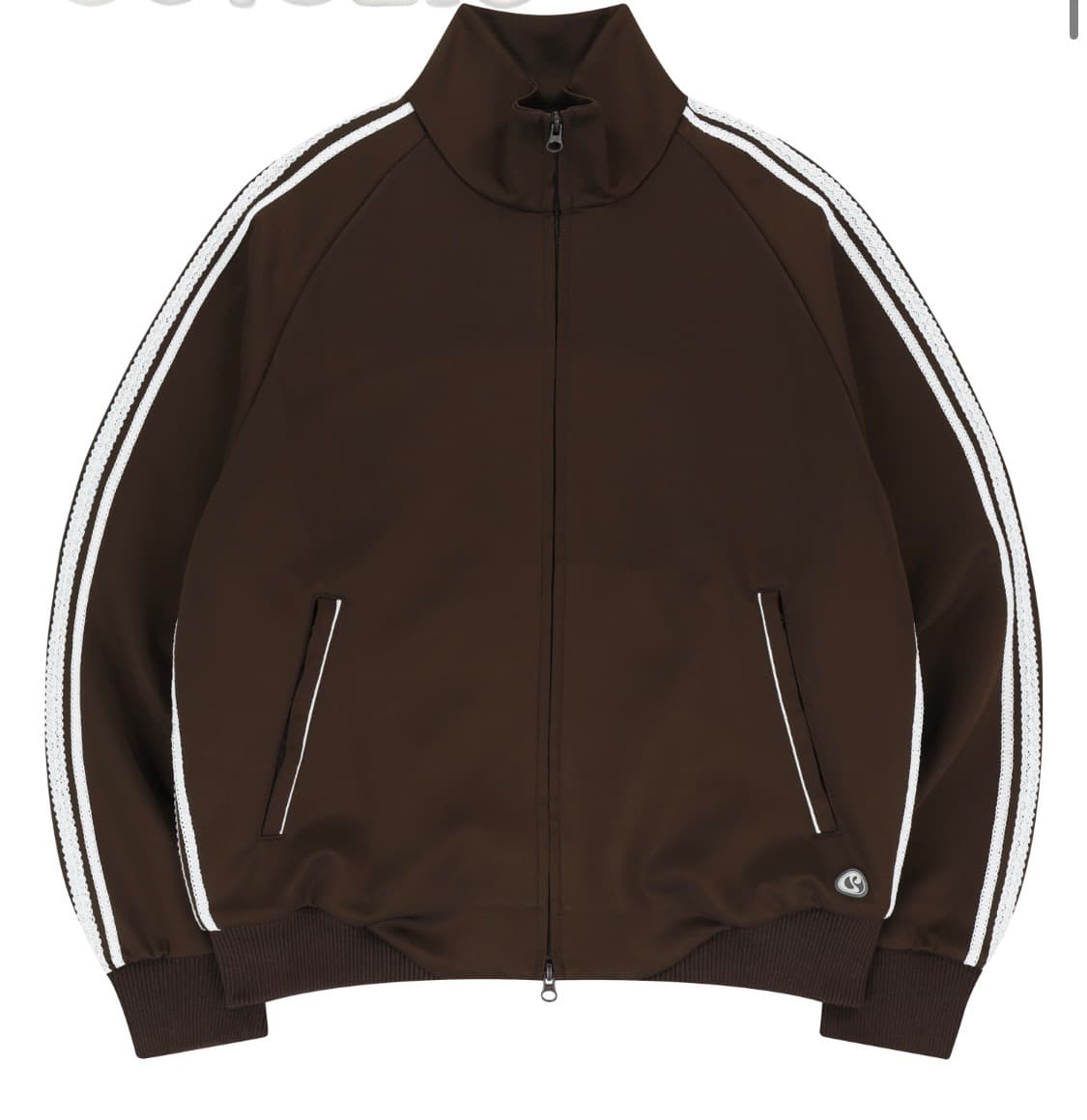 코이세이오 LACE TRACK JACKET BROWN 상품이미지1