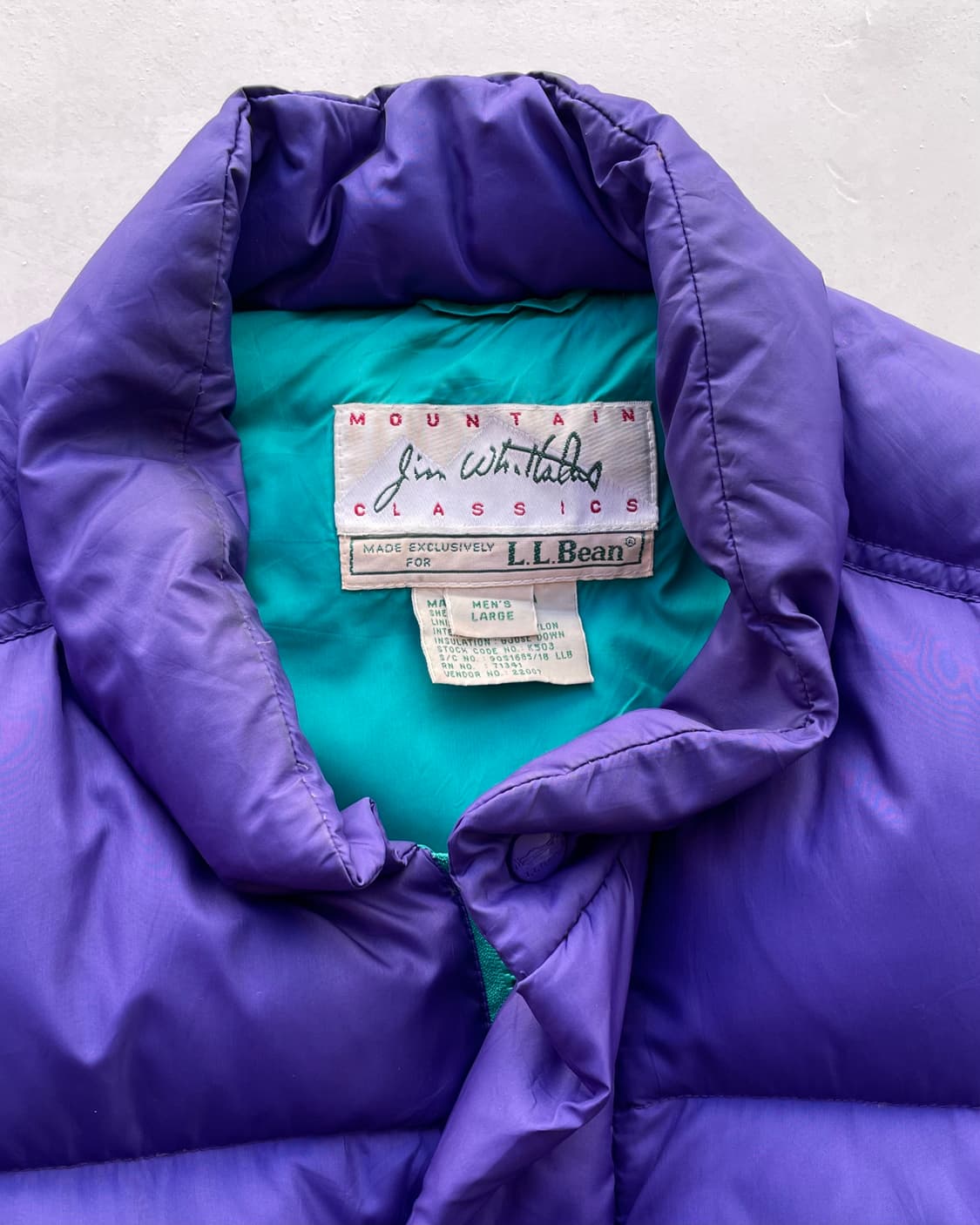 90‘s LL Bean Goose down vest 엘엘빈 푸퍼 베스트 상품이미지5