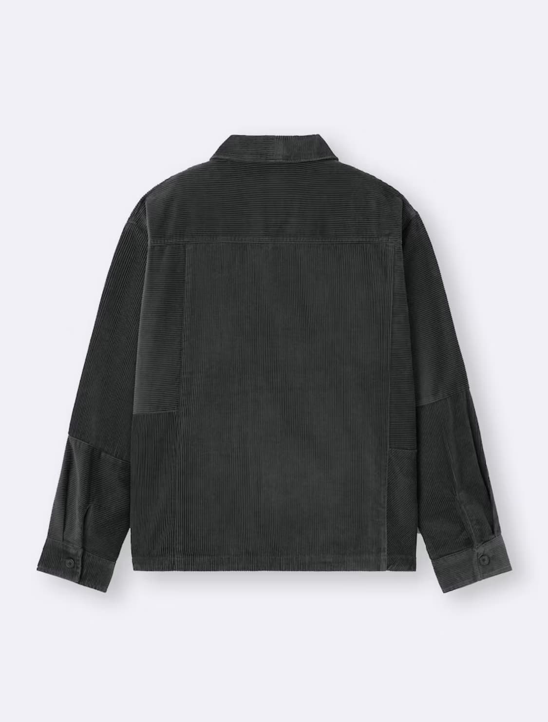 GU 코듀로이 셔츠집업 자켓 [다크 그레이-L] 상품이미지3