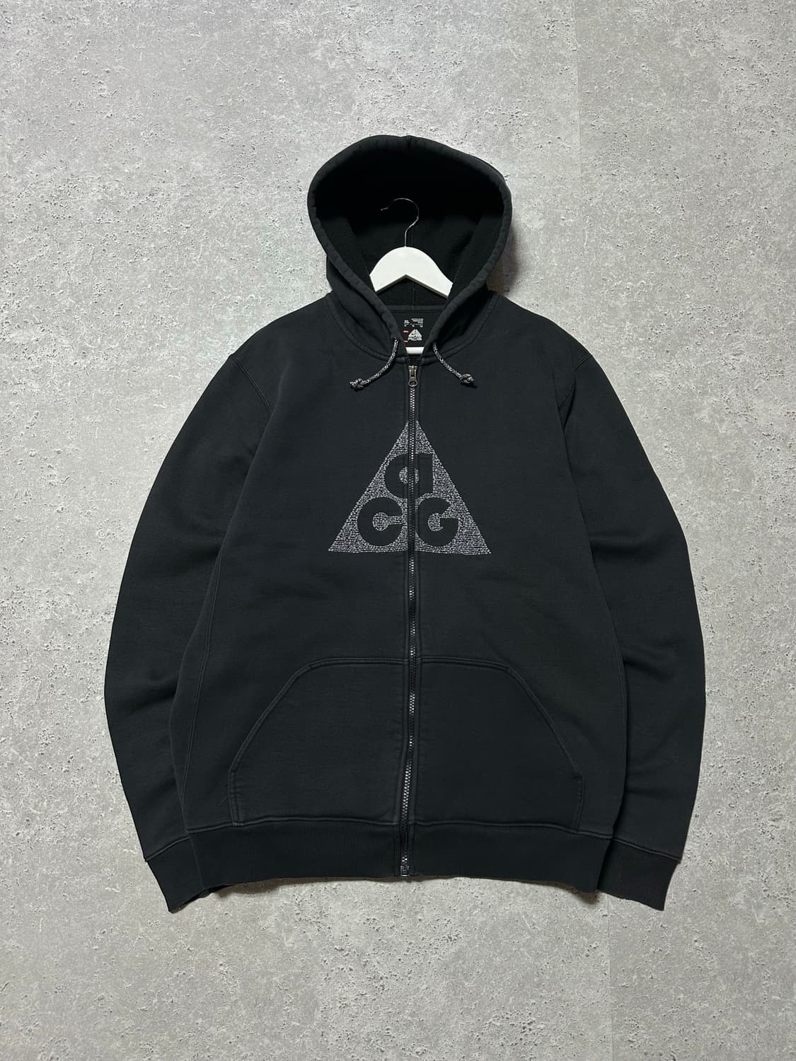 나이키 ACG 엠브로이드 블랙 후드집업 상품이미지2