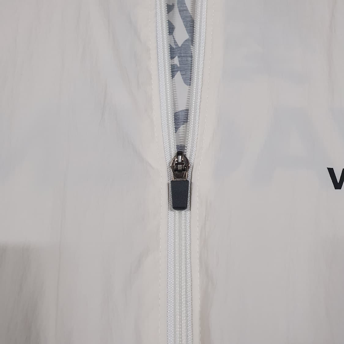 L) 압도 003 WAGEN 윈드브레이커 화이트 바람막이 자켓 희귀 상품이미지7