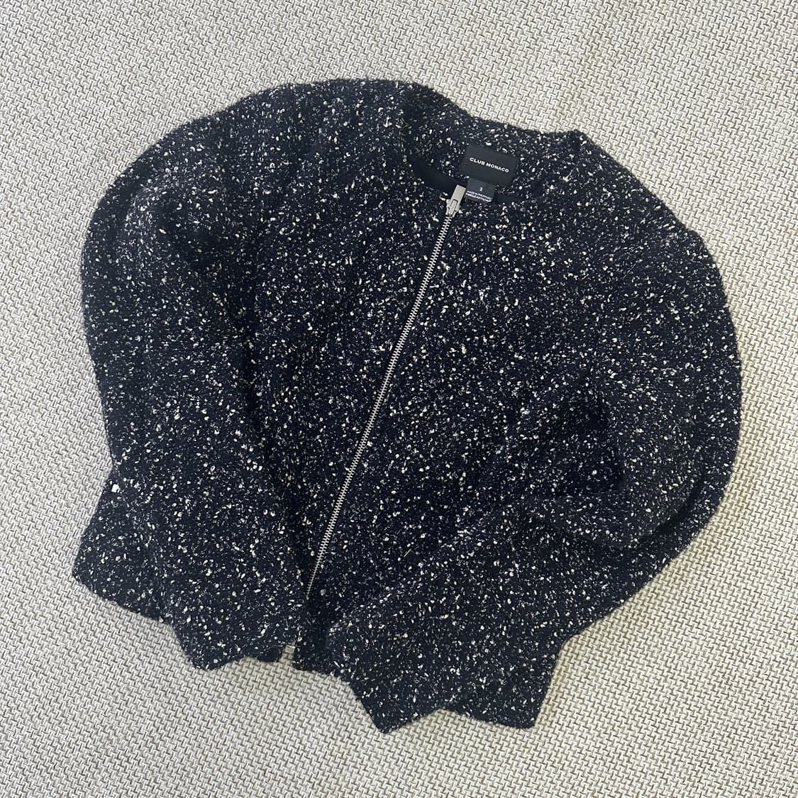 2 클럽모나코 트위드 집업 자켓 0408D 상품이미지1