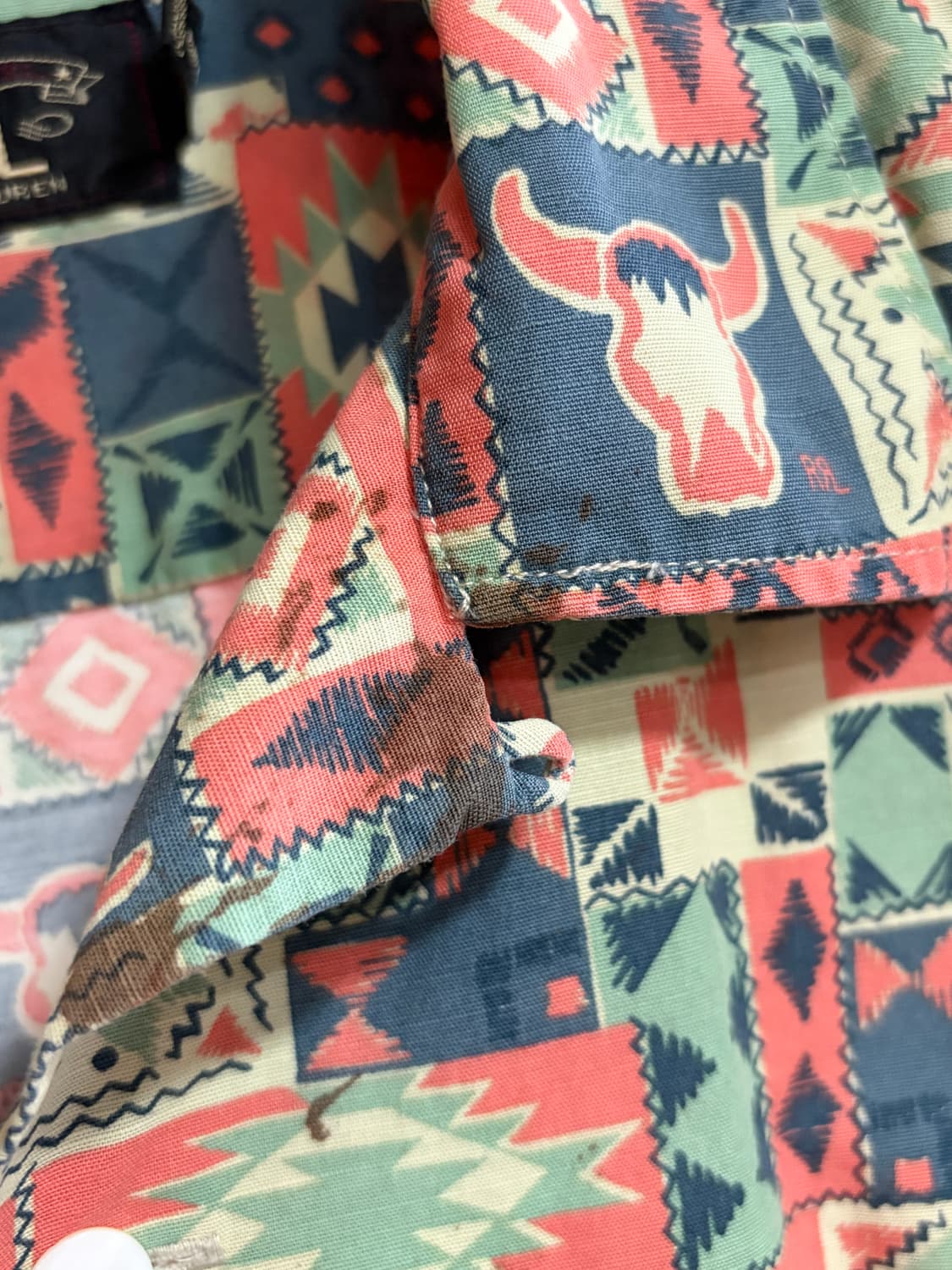 (L) RRL 아즈텍 우븐 캠프 셔츠  상품이미지4