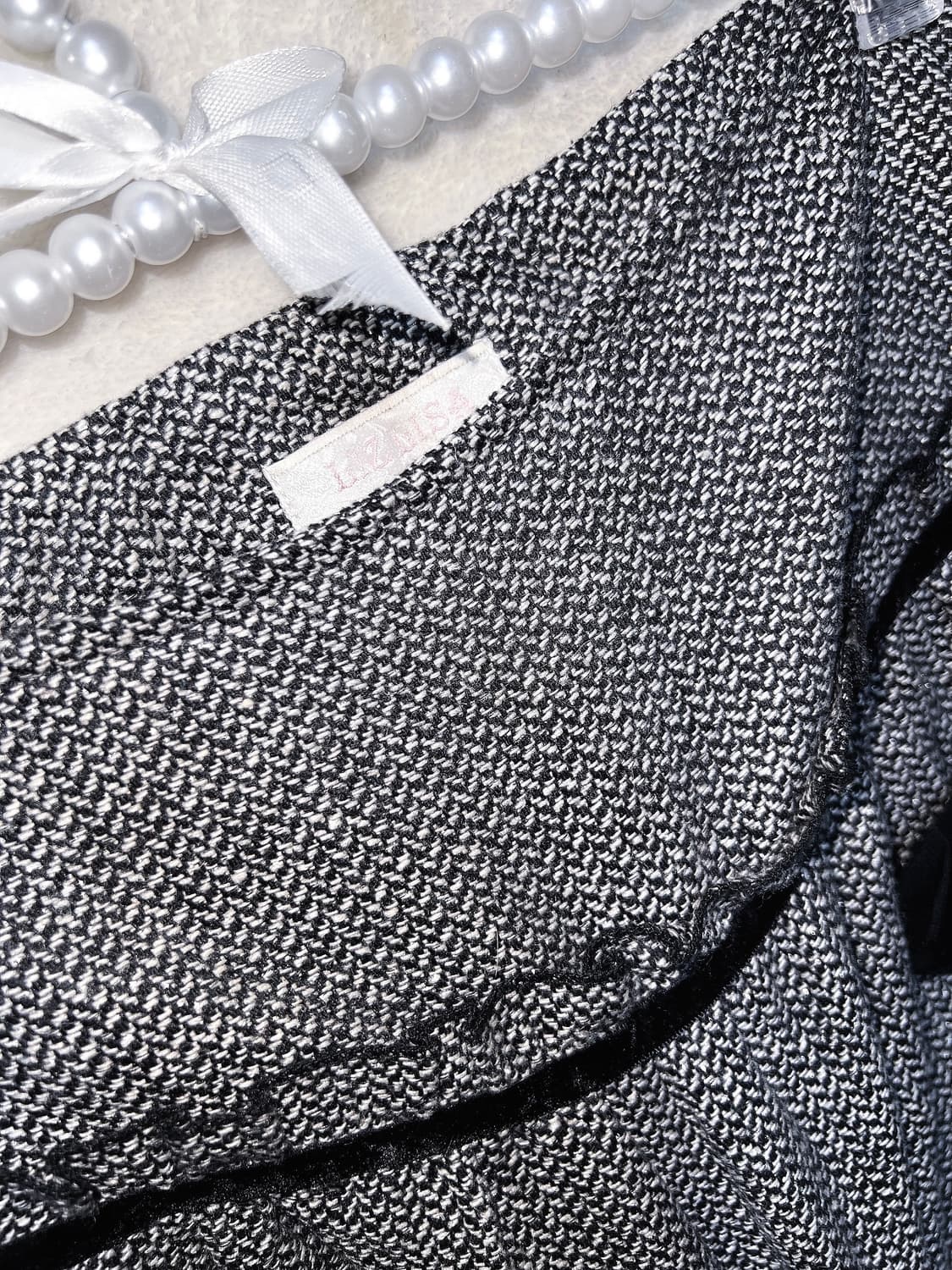 리즈리사 로맨틱고딕 갸루 로걀 고스로리타 글리터 레이스 리본 스커트 치마 상품이미지6