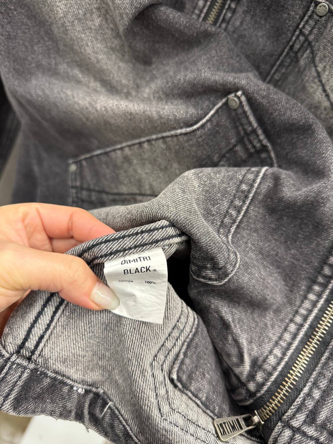 디미트리 카라 코듀로이 블랙 자켓 점퍼 3 상품이미지5