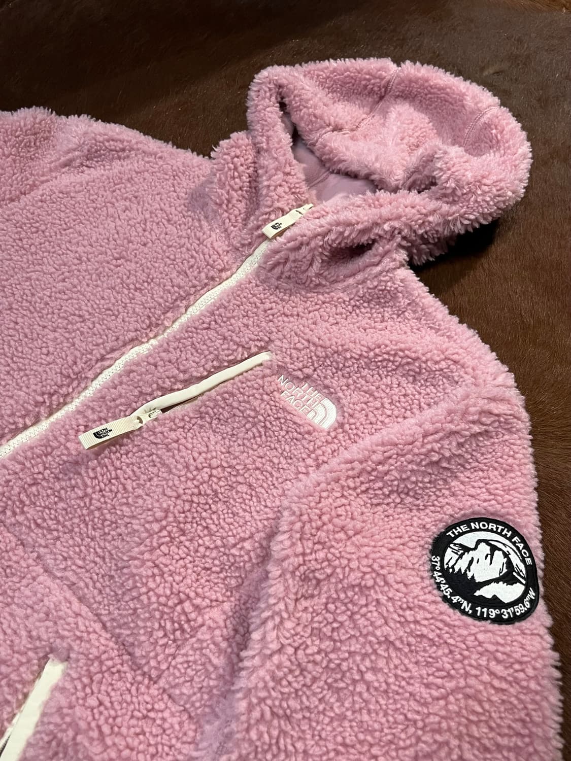 노스페이스 핑크 리모 플리스 자켓 상품이미지4