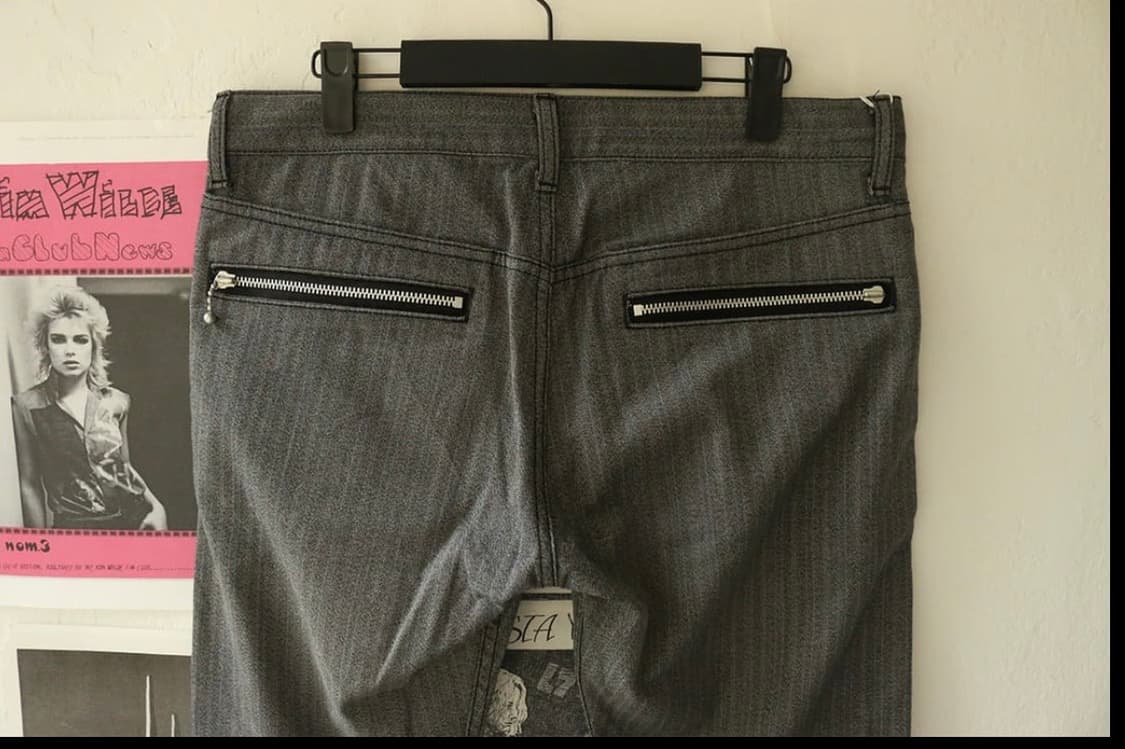 준야와타나베 맨 핀스트라이프 팬츠 상품이미지7