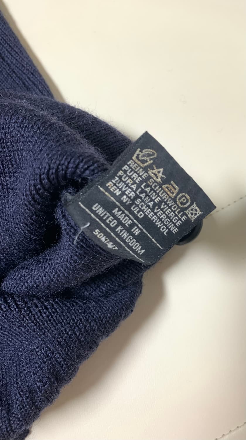 [M] 버버리 90s 퓨어 울 코만도 니트 가디건 PN4976 상품이미지6