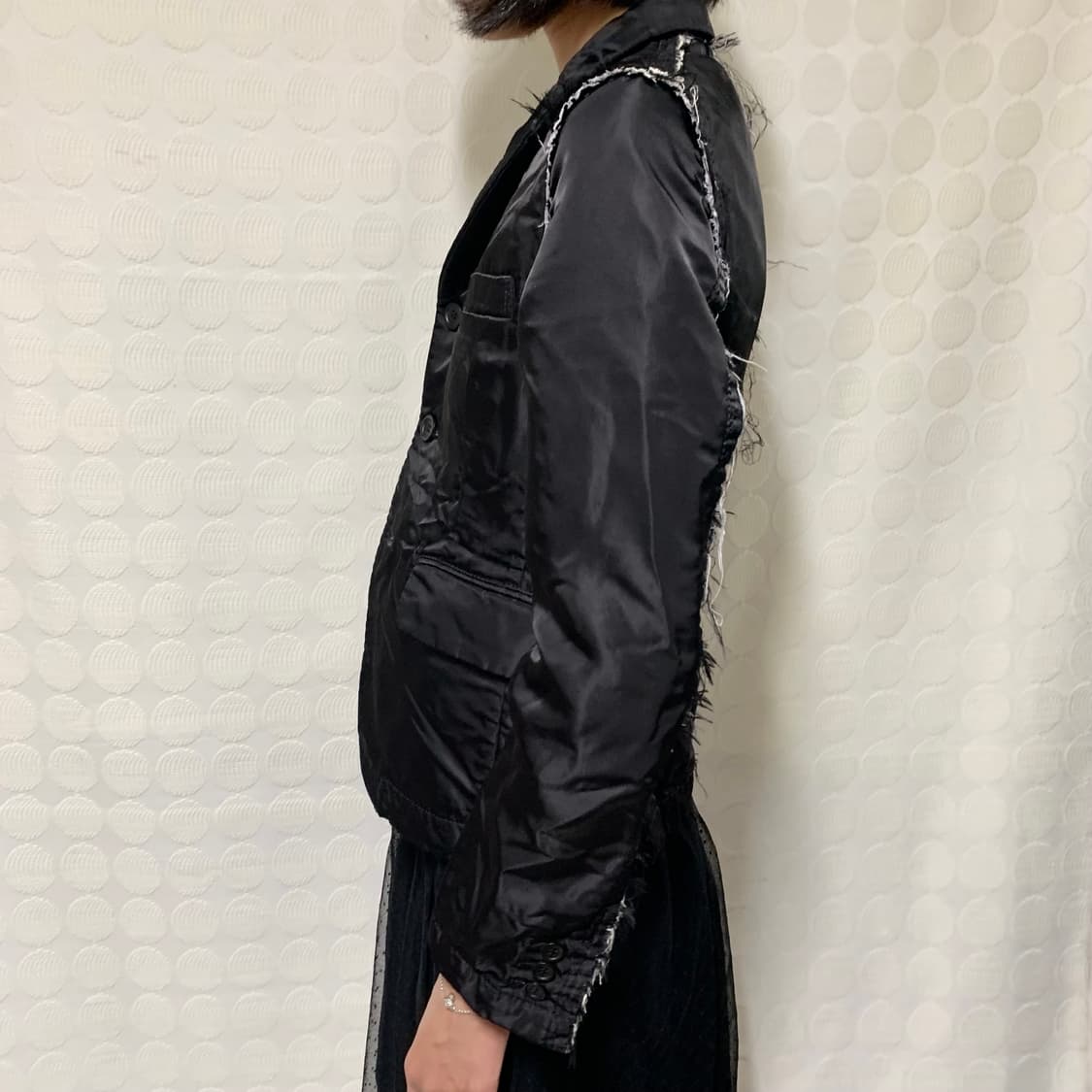 꼼데가르송 블랙 라인 자켓 상품이미지4