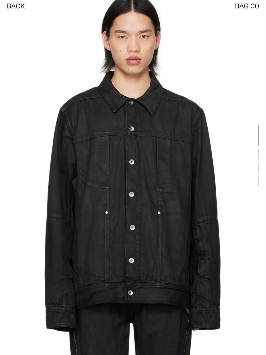 SS24 블랙 리도 워커 데님 자켓 상품이미지2