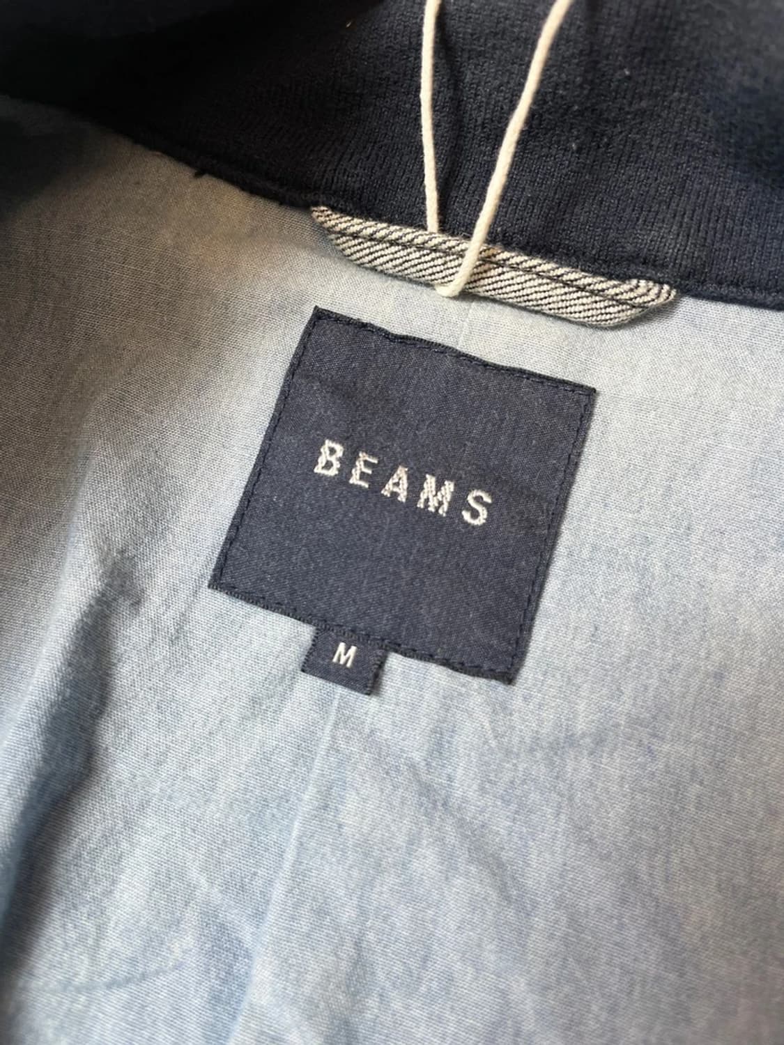 빔즈 Beams 인디고 블루 데님 해링턴 자켓 PN9542 상품이미지5