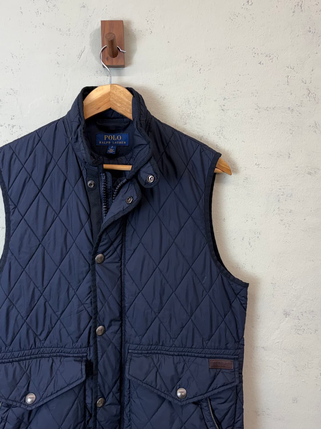 폴로랄프로렌 퀼팅 베스트 네이비 상품이미지2