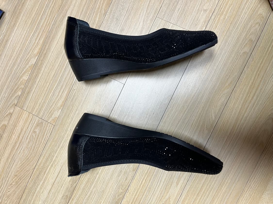 (새상품) HANGTEN 행텐 5.5cm 큐빅 구두 245 상품이미지7
