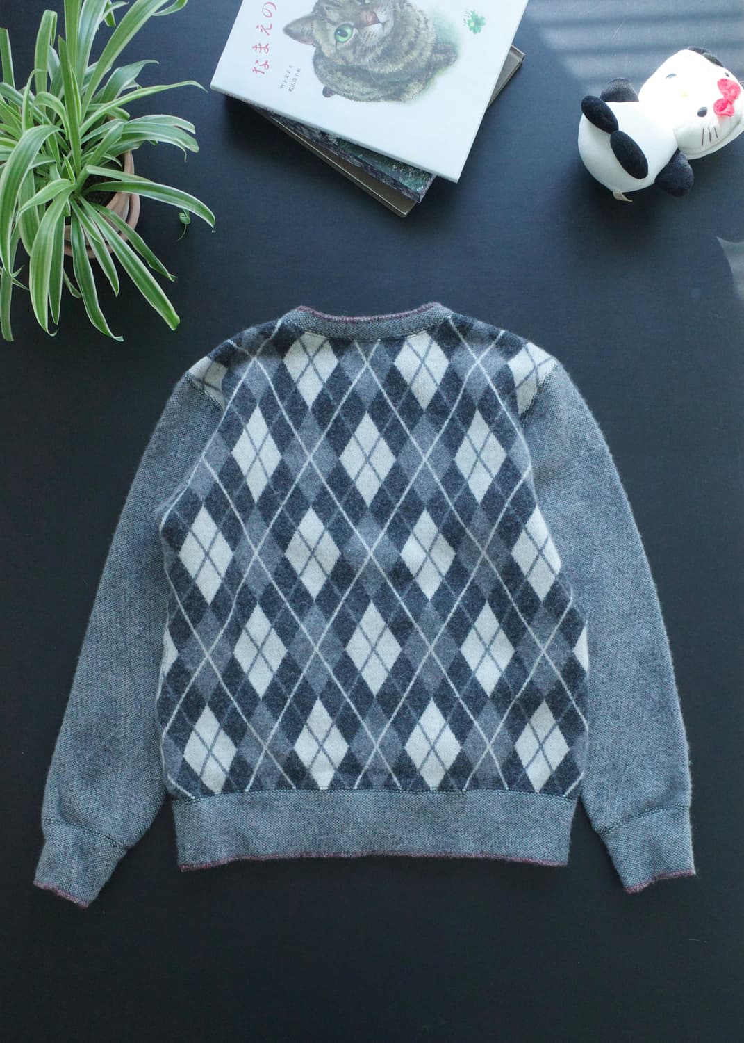 꼼데가르송 체크 니트 상품이미지4