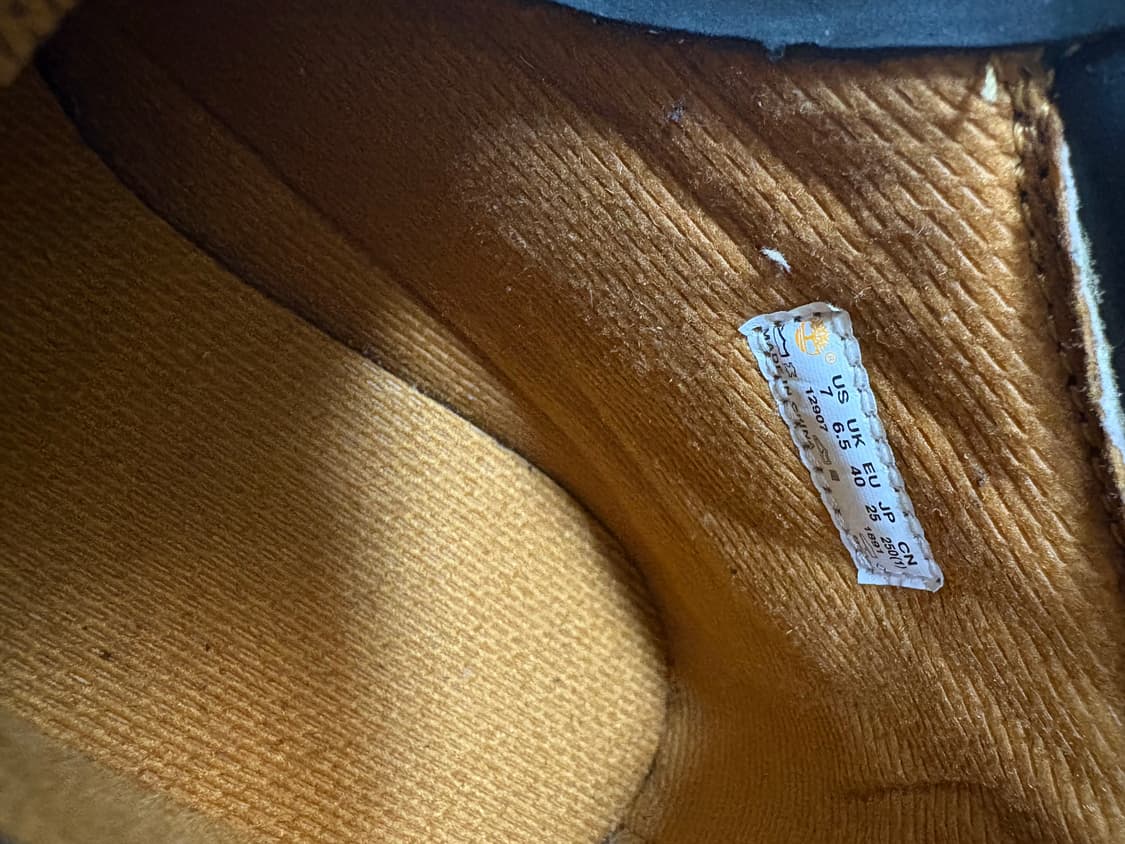 팀버랜드 6인치 워커 부츠 250 블랙 상품이미지7