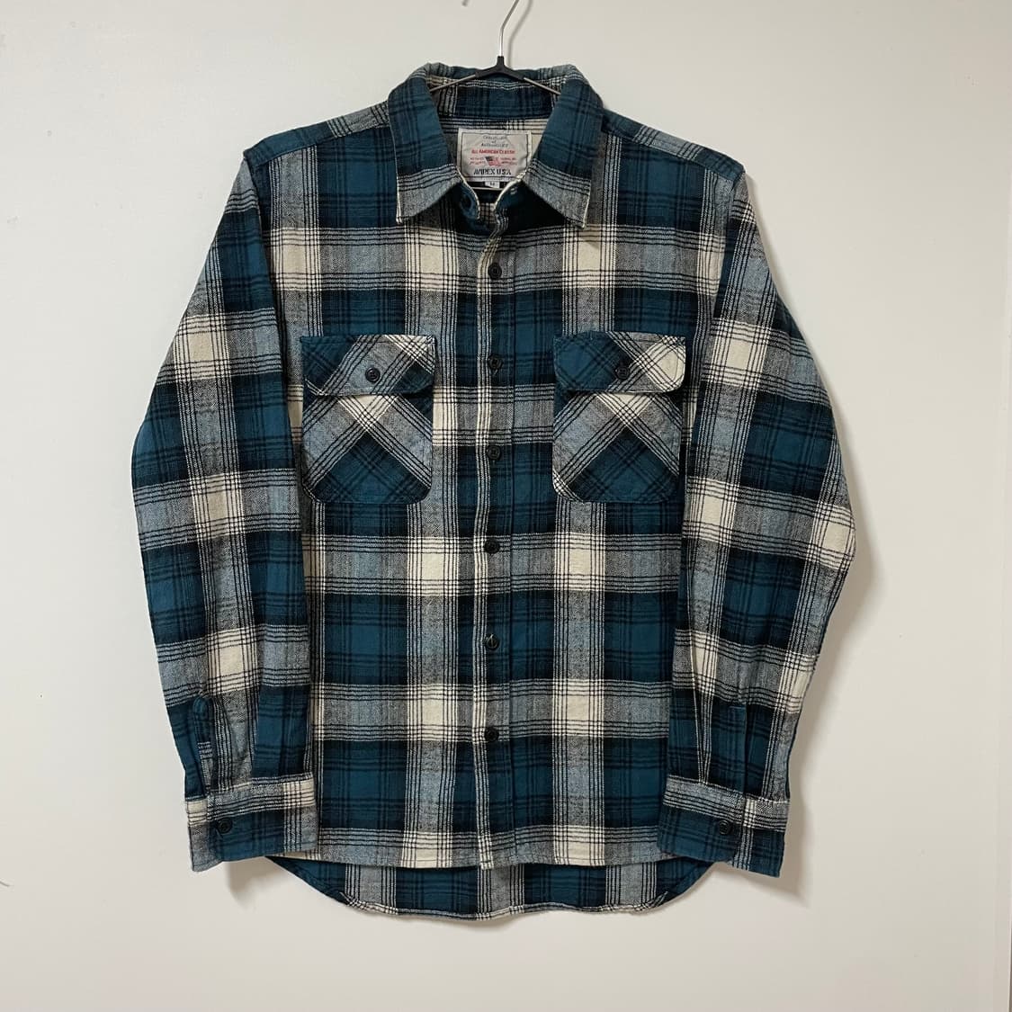 JAPANESE VINTAGE AVIREX PLAID SHIRT 상품이미지3