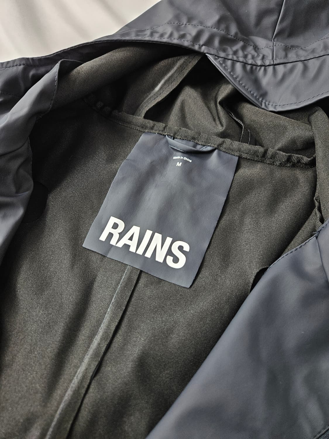 RAINS 레인즈 방수 워터프루프 바람막이 자켓 M 상품이미지3