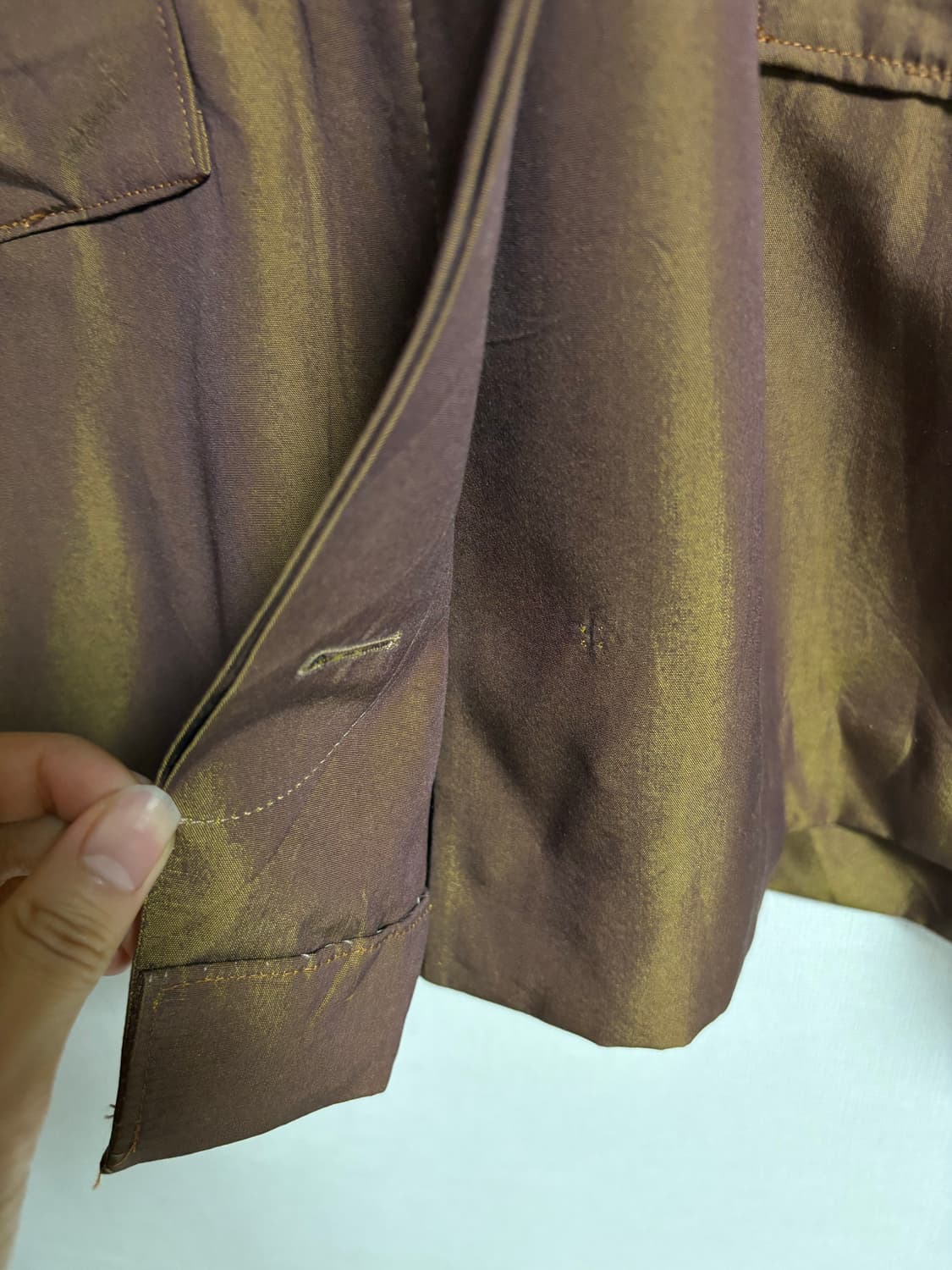 질샌더 실크 블렌드 트렌치코트 상품이미지4