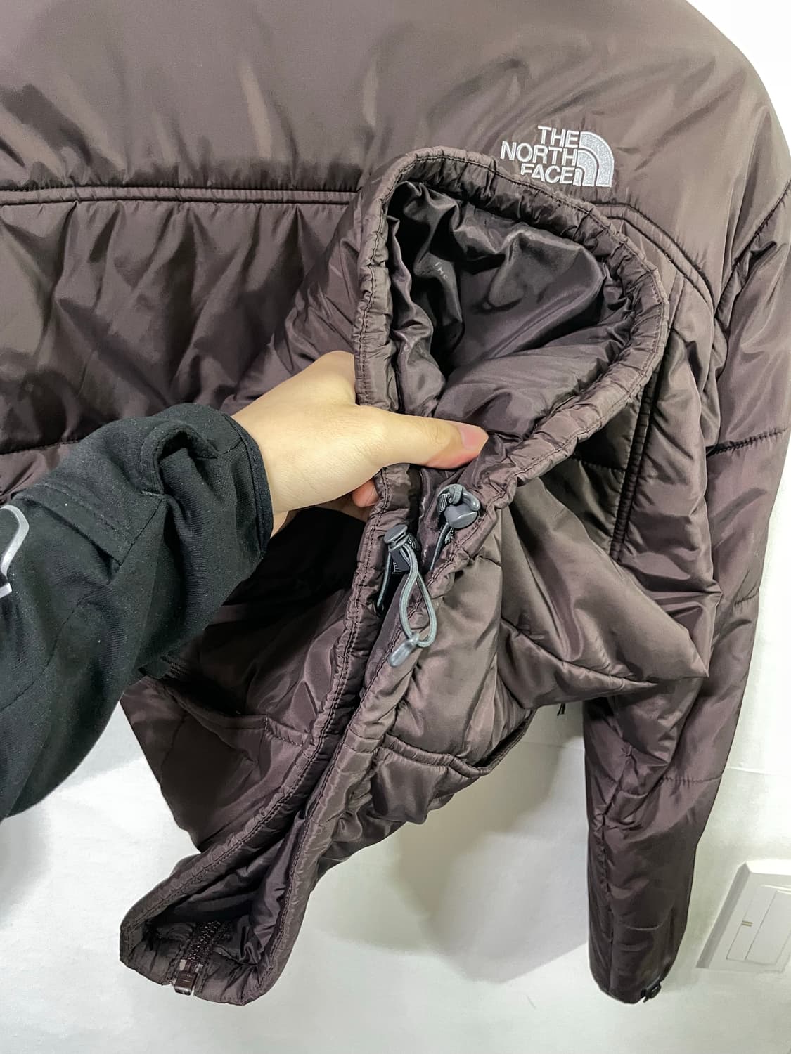 노스페이스 경량패딩 자켓 미드레이어 자켓 희귀 브라운  상품이미지6
