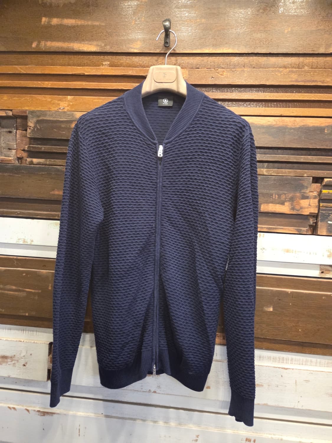 보그너 니트짚업자켓 상품이미지1