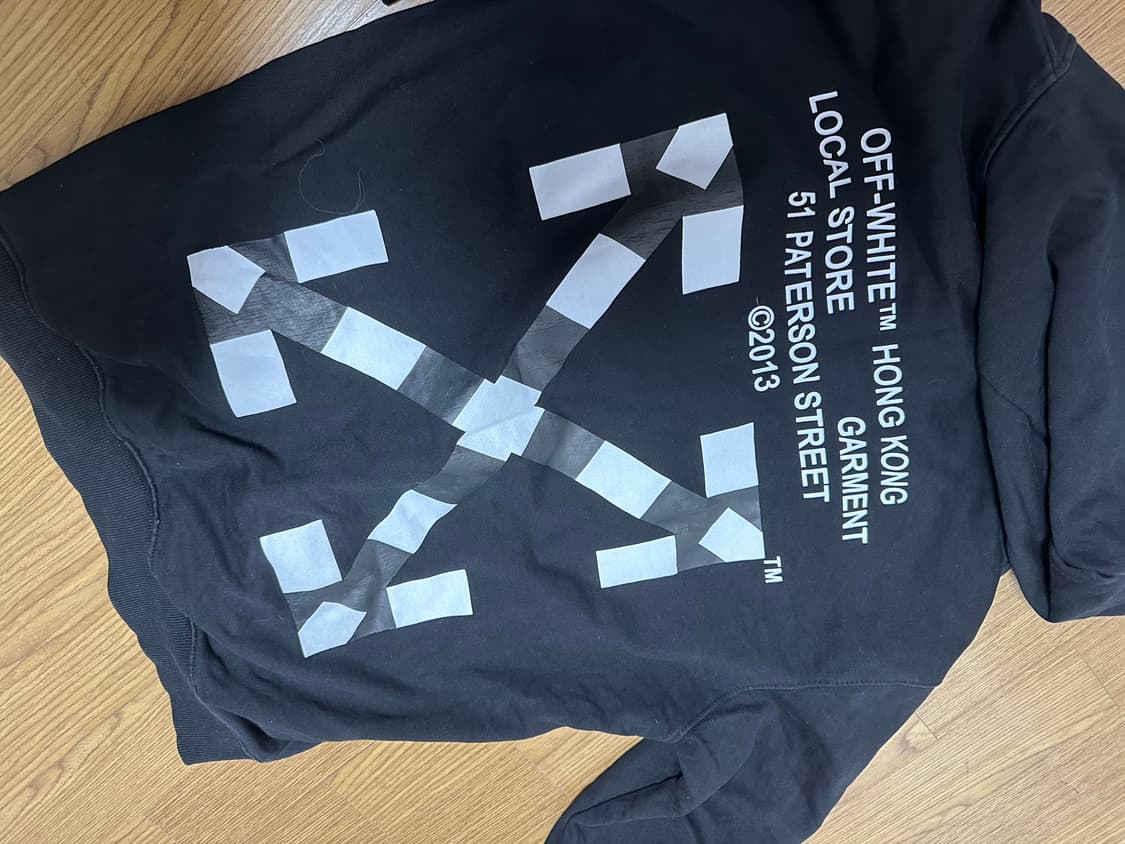 오프화이트 홍콩 후드티(L) 상품이미지2