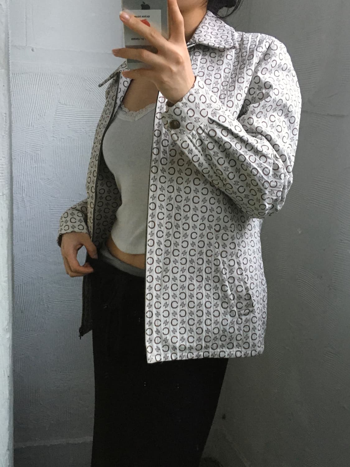 Celine 셀린느 트리오페 모노그램 집업 자켓 상품이미지4