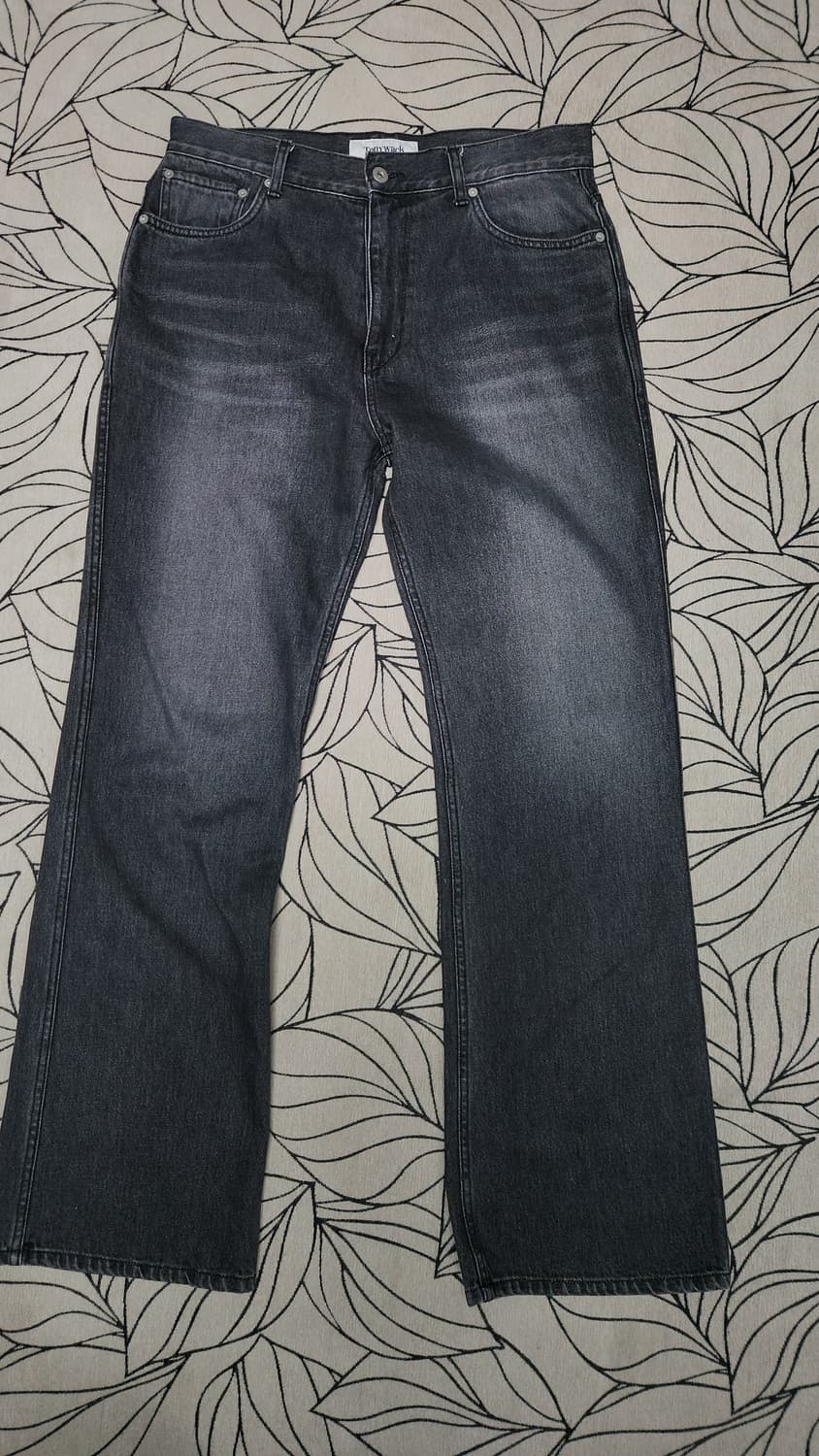 토니웩Flare Cut Denim Jeans washed black 32 상품이미지1