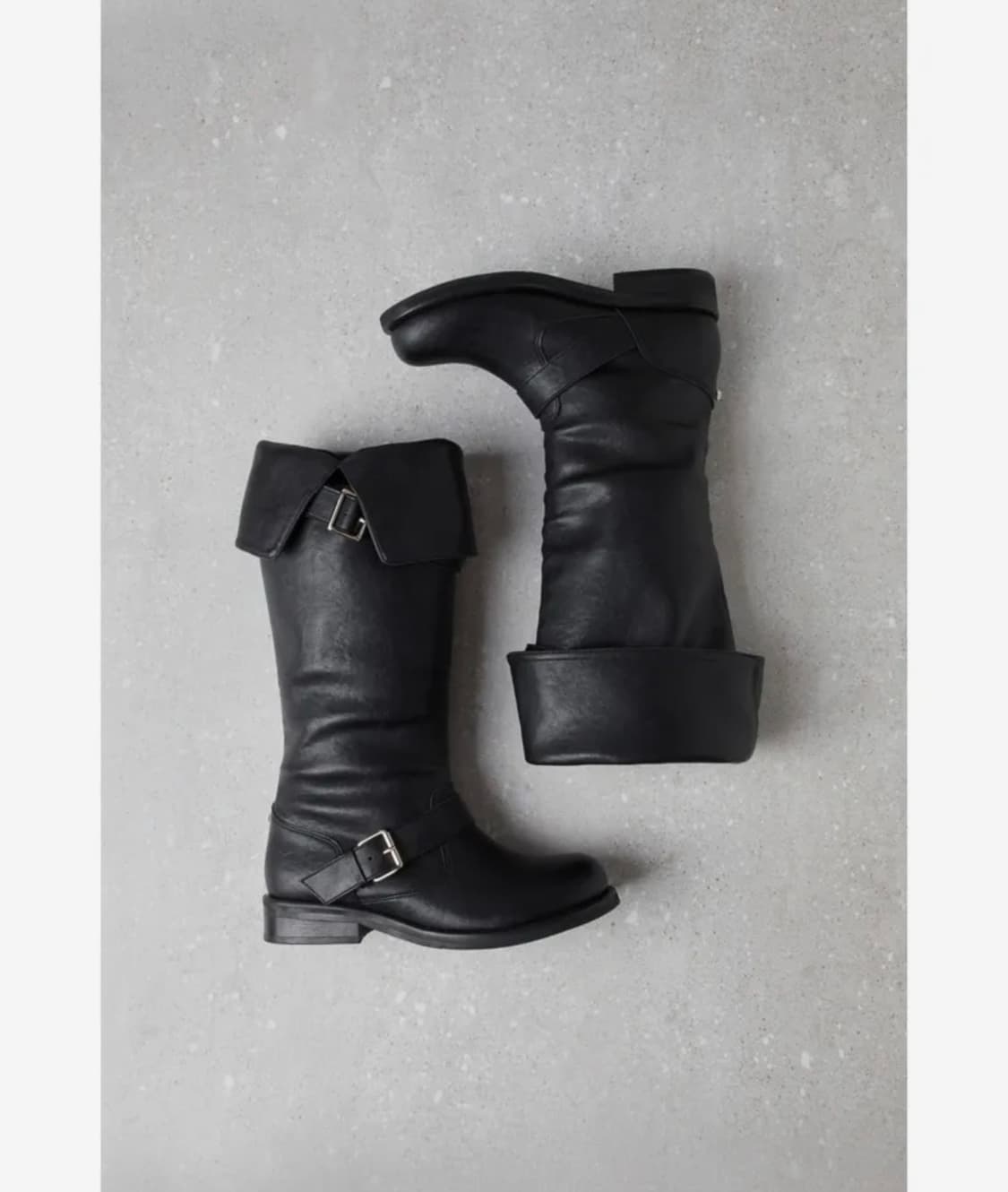 슈콤마보니 버클 슬라우치 롱부츠 상품이미지2