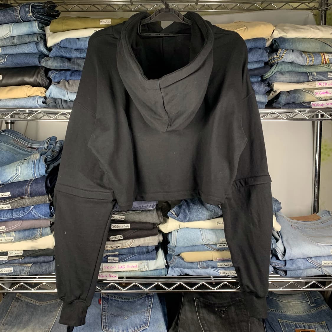 [S] SUPRA 암 디테쳐블 크롭핏 후디 상품이미지4