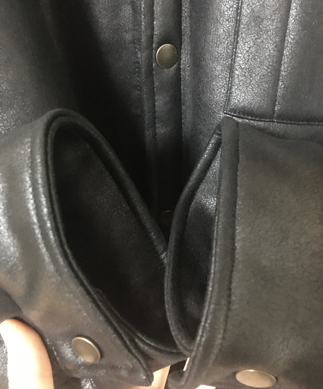 자라 가죽자켓 블랙 판매합니다 상품이미지5