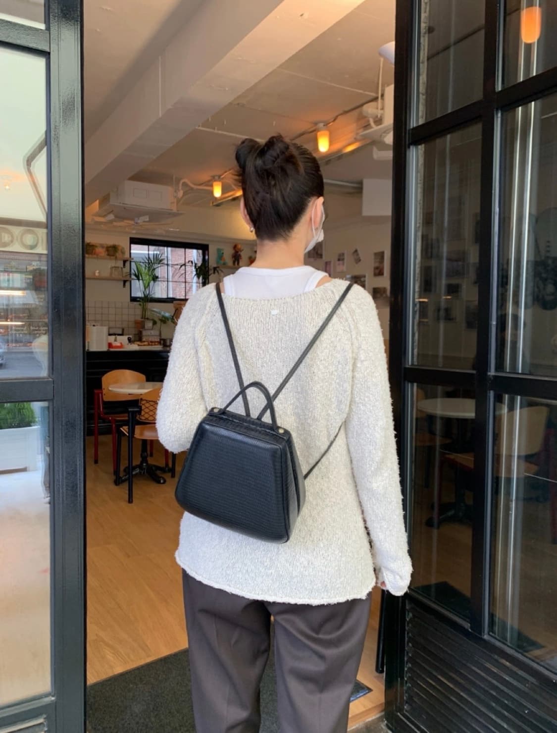 아카이브앱크 쉘틴백 리자드블랙 상품이미지10