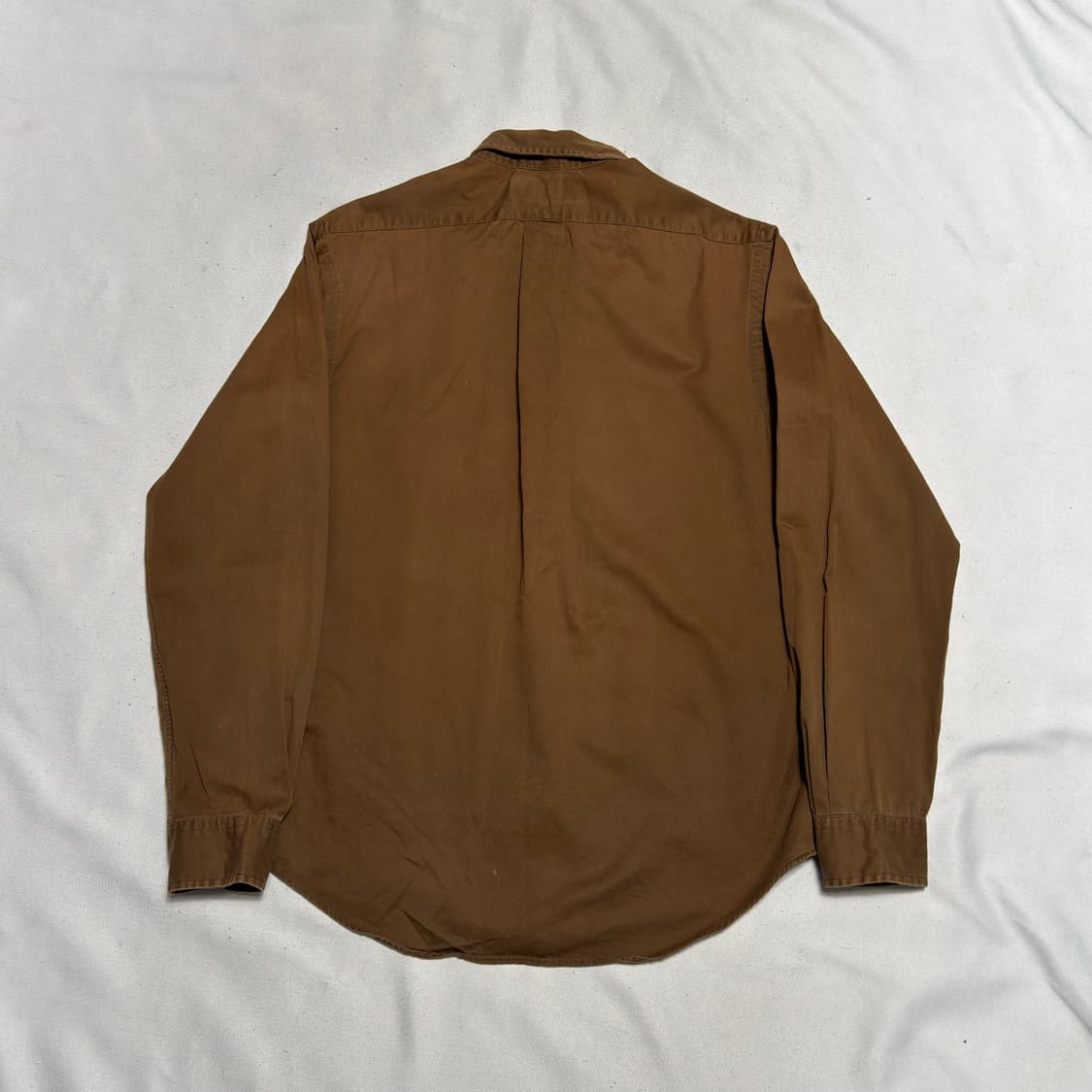 L 폴로랄프로렌 커스텀 핏 브라운 코튼 셔츠 상품이미지3