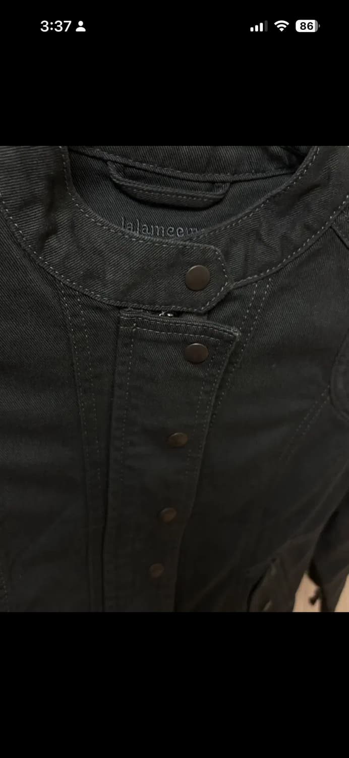 lalameemee washed biker jacket 상품이미지2