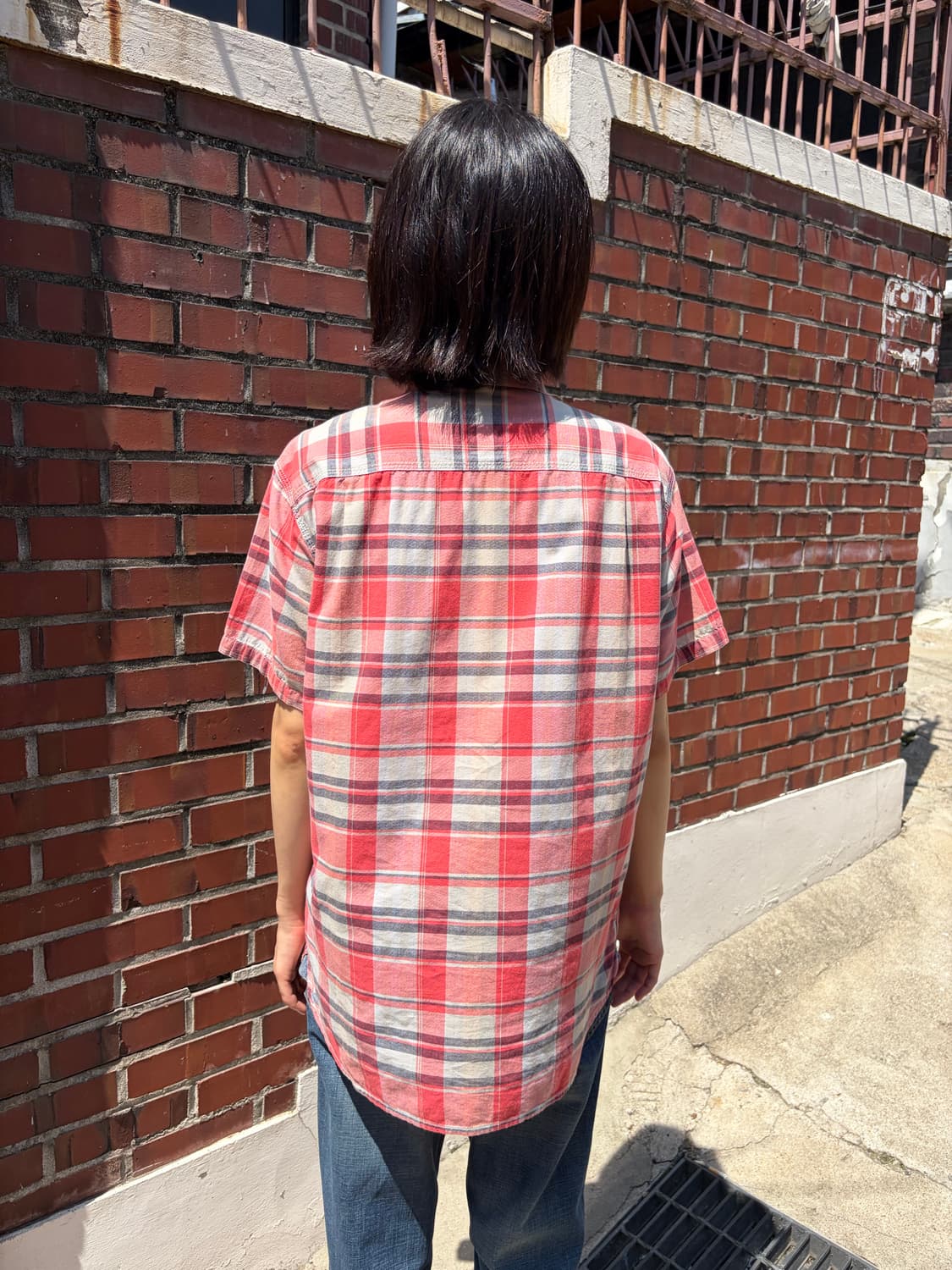 Levi’s 레드 체크 반팔 셔츠 상품이미지5