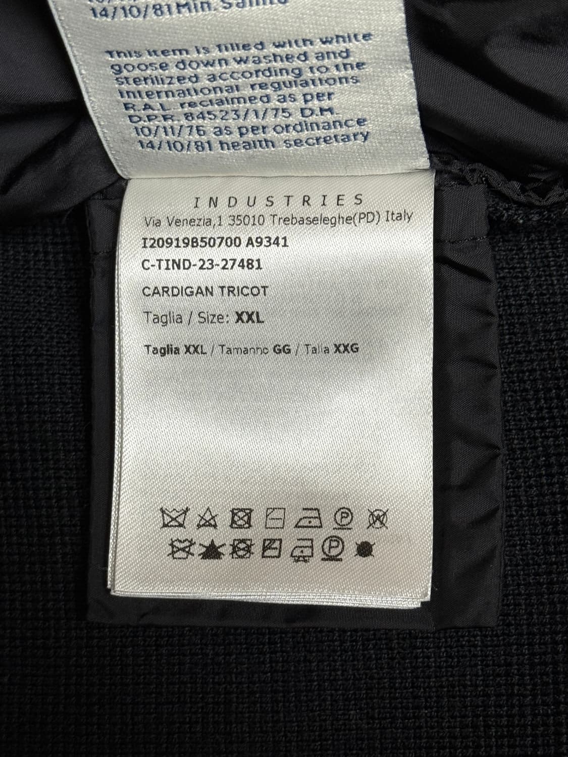 {XXL} 새상품급/23FW 몽클레어 니트 패딩 상품이미지5