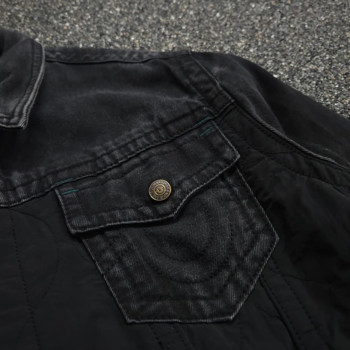 트루릴리젼 y2k 올드스쿨 데님 트러커 자켓 (105)
 상품이미지3