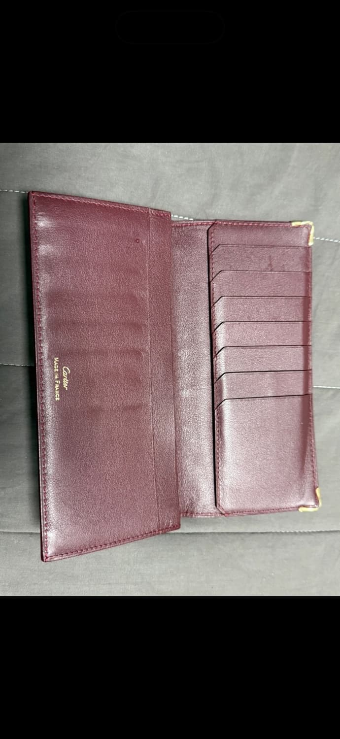 까르띠에 버건디 장지갑 단품 상품이미지3