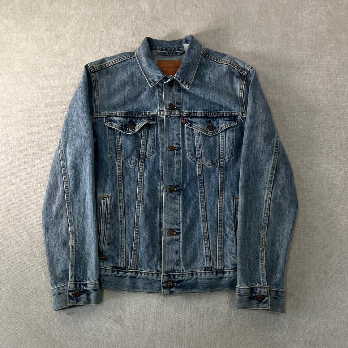 100 리바이스 투포켓 연청 데님 자켓 상품이미지1