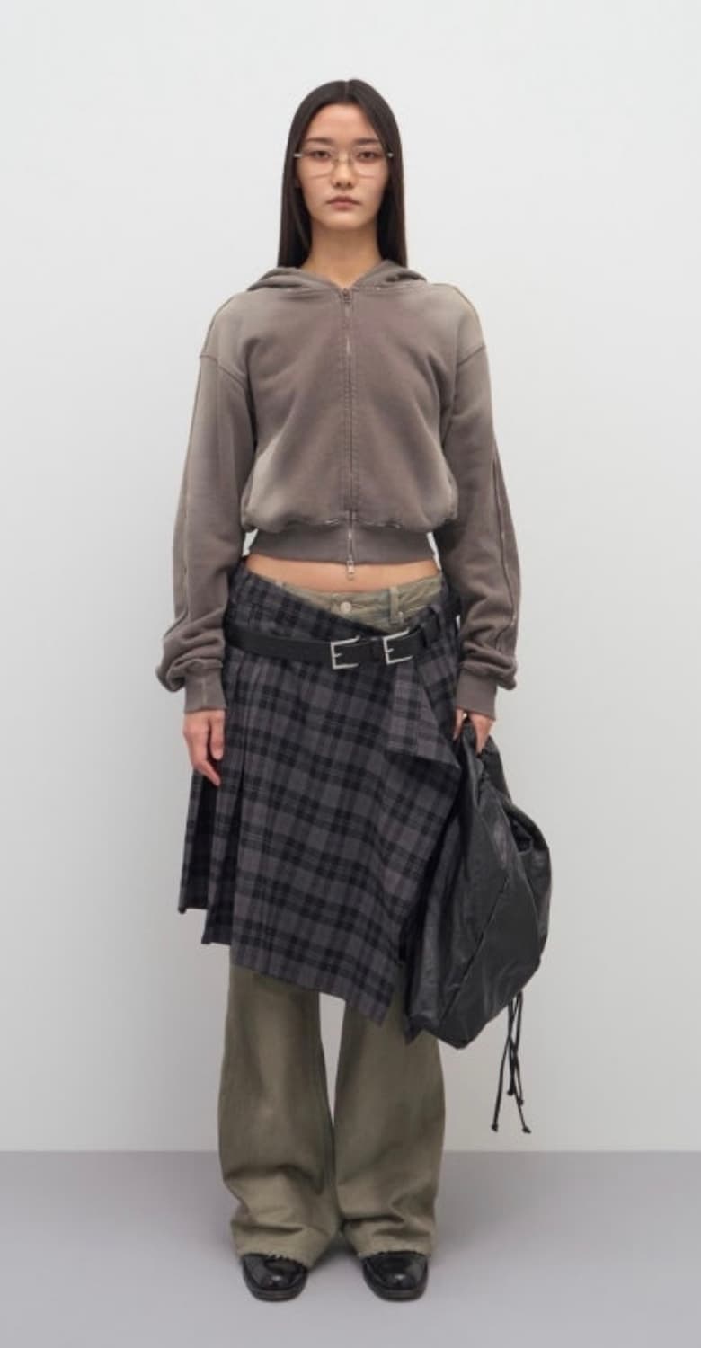 Lcdc tm 체크 플리츠 스커트 상품이미지2