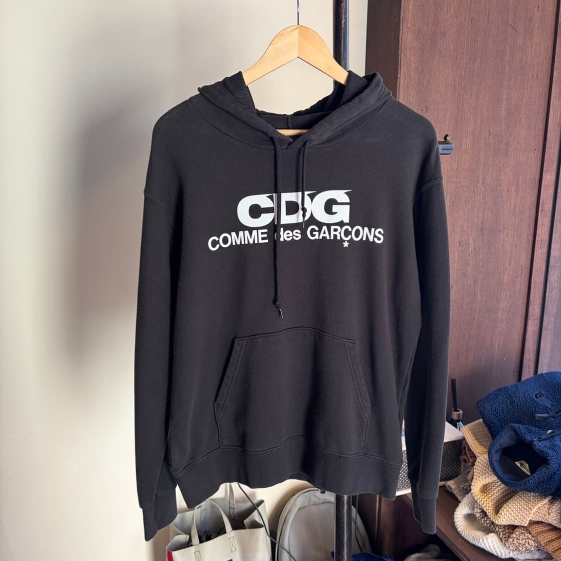 15479 - 꼼데가르송 블랙 CDG 후드티 상품이미지2