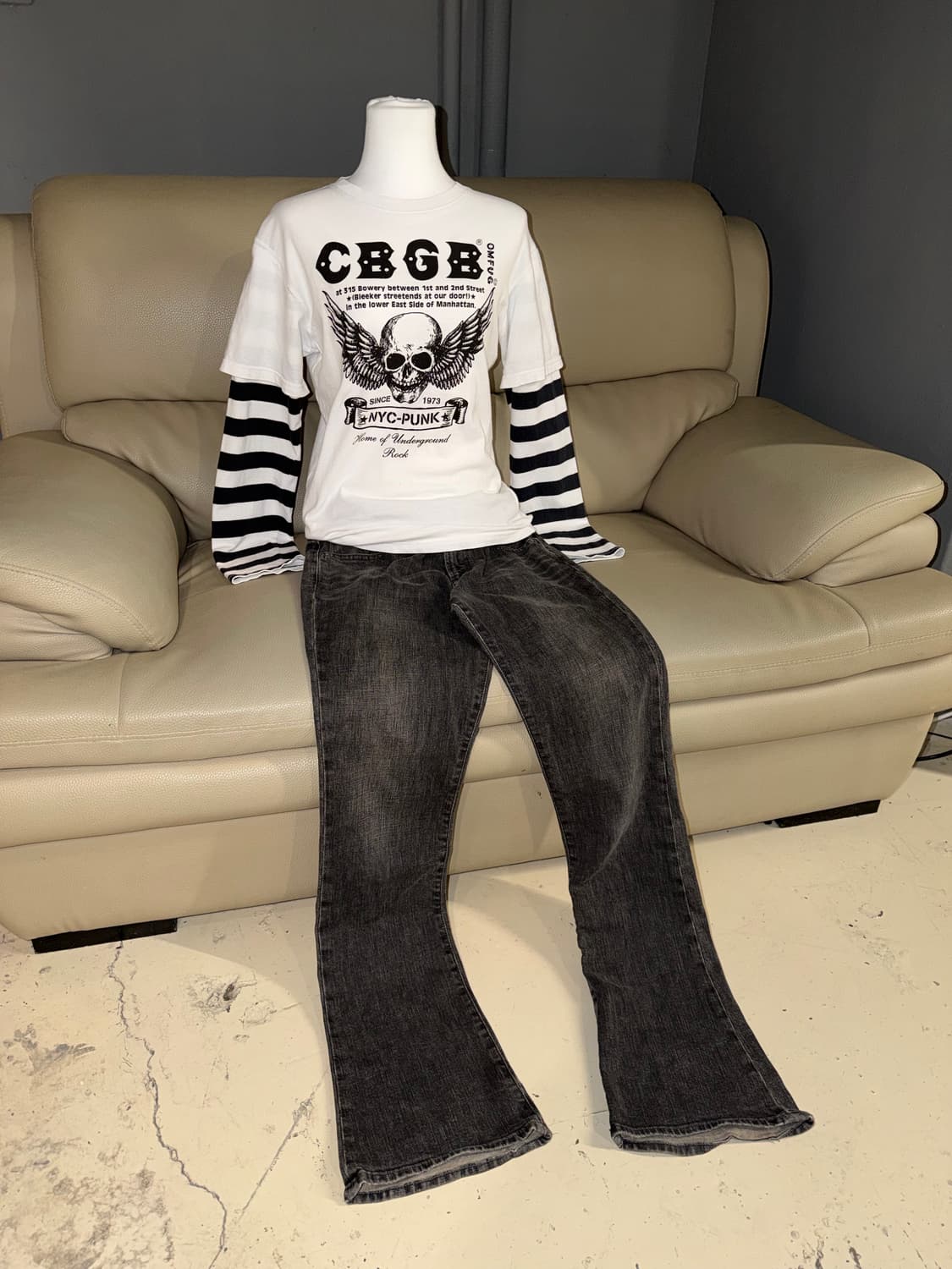 Punk girl codi set 상품이미지1