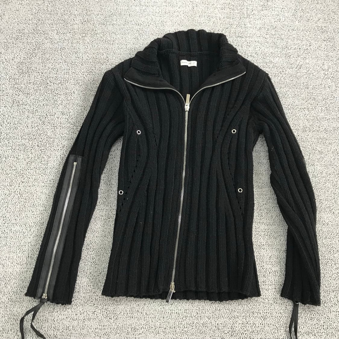 나체 니트집업 상품이미지1