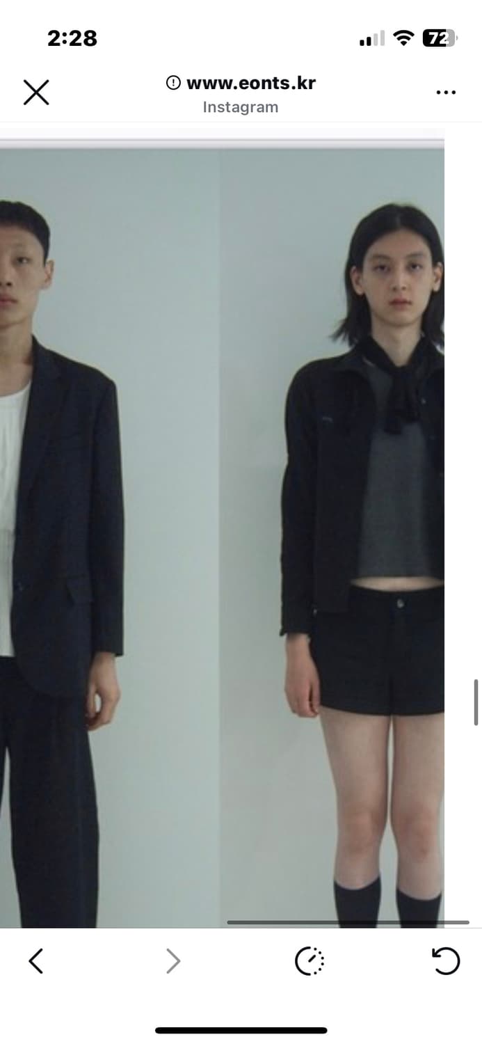 Eonts 가든 테이프 셔츠 블랙 상품이미지1