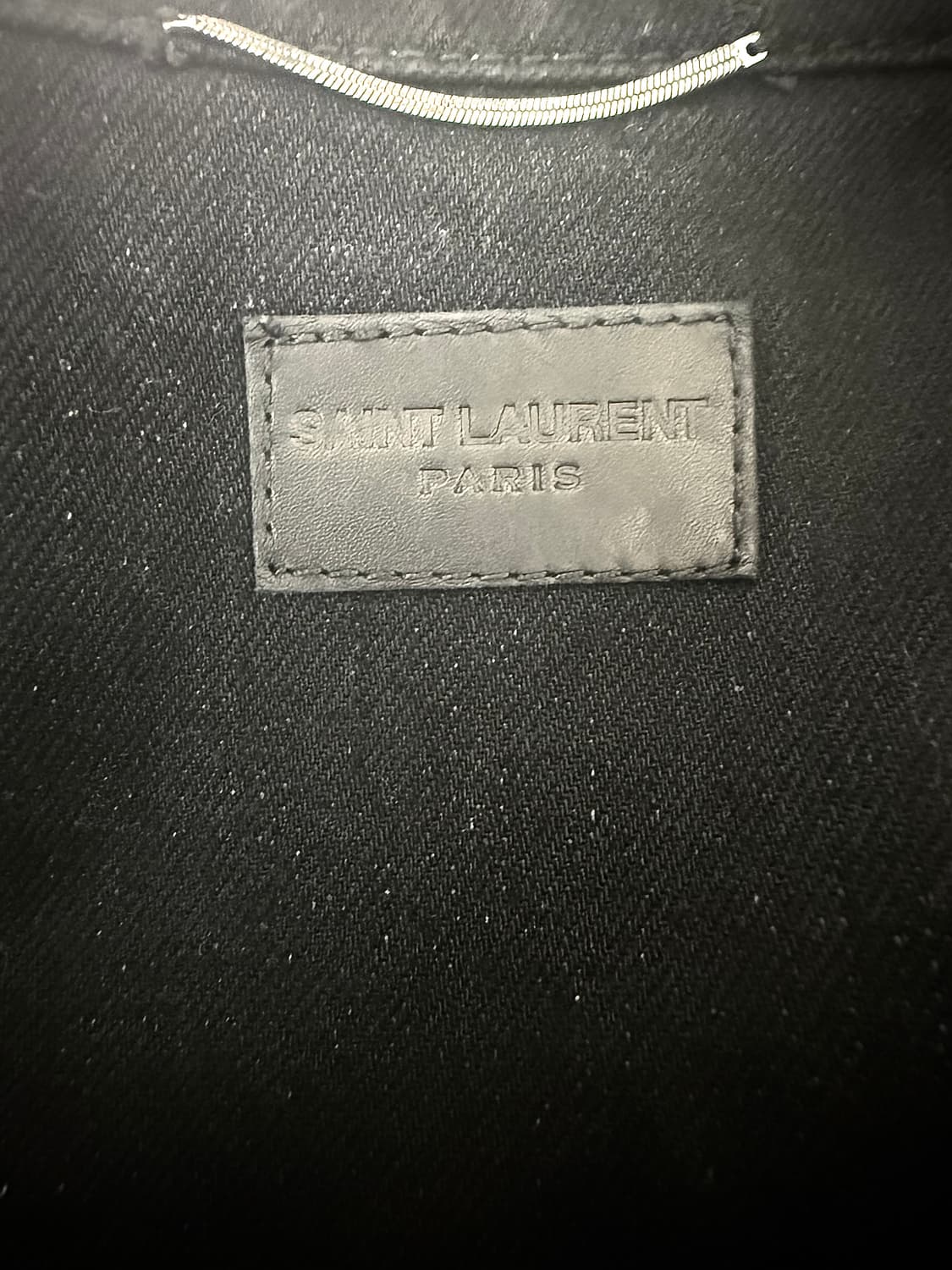 생로랑 블랙 워싱 데님 자켓 상품이미지10