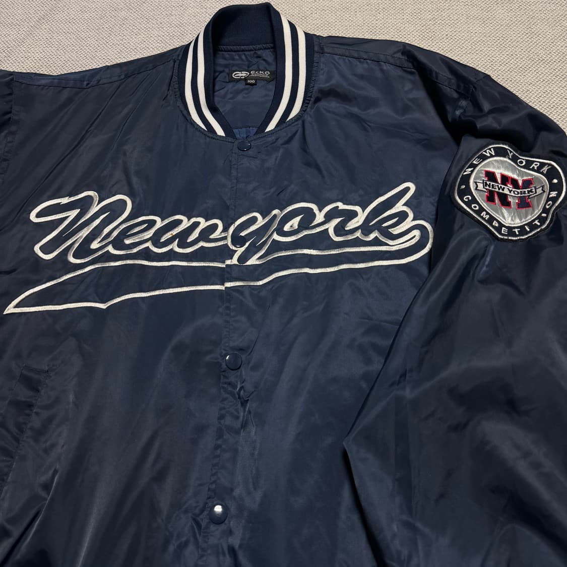 에코(ecko) 뉴욕 양키스 바시티 자켓 상품이미지3