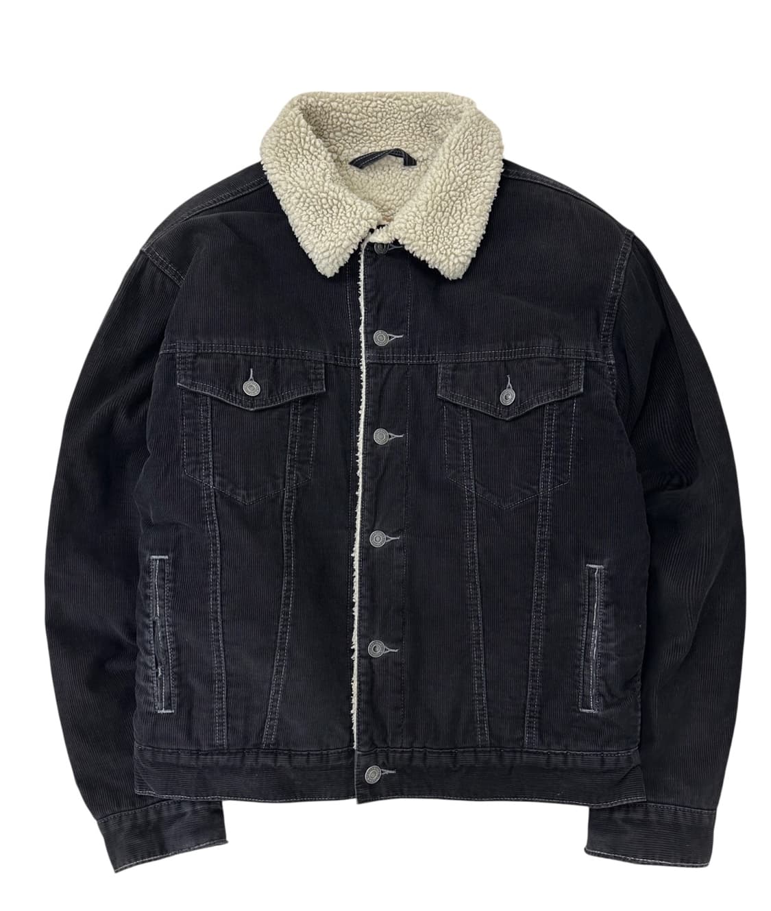 00s 리바이스 코듀로이 골덴 기모 쉐르파 블랙 (M~XL) 상품이미지1