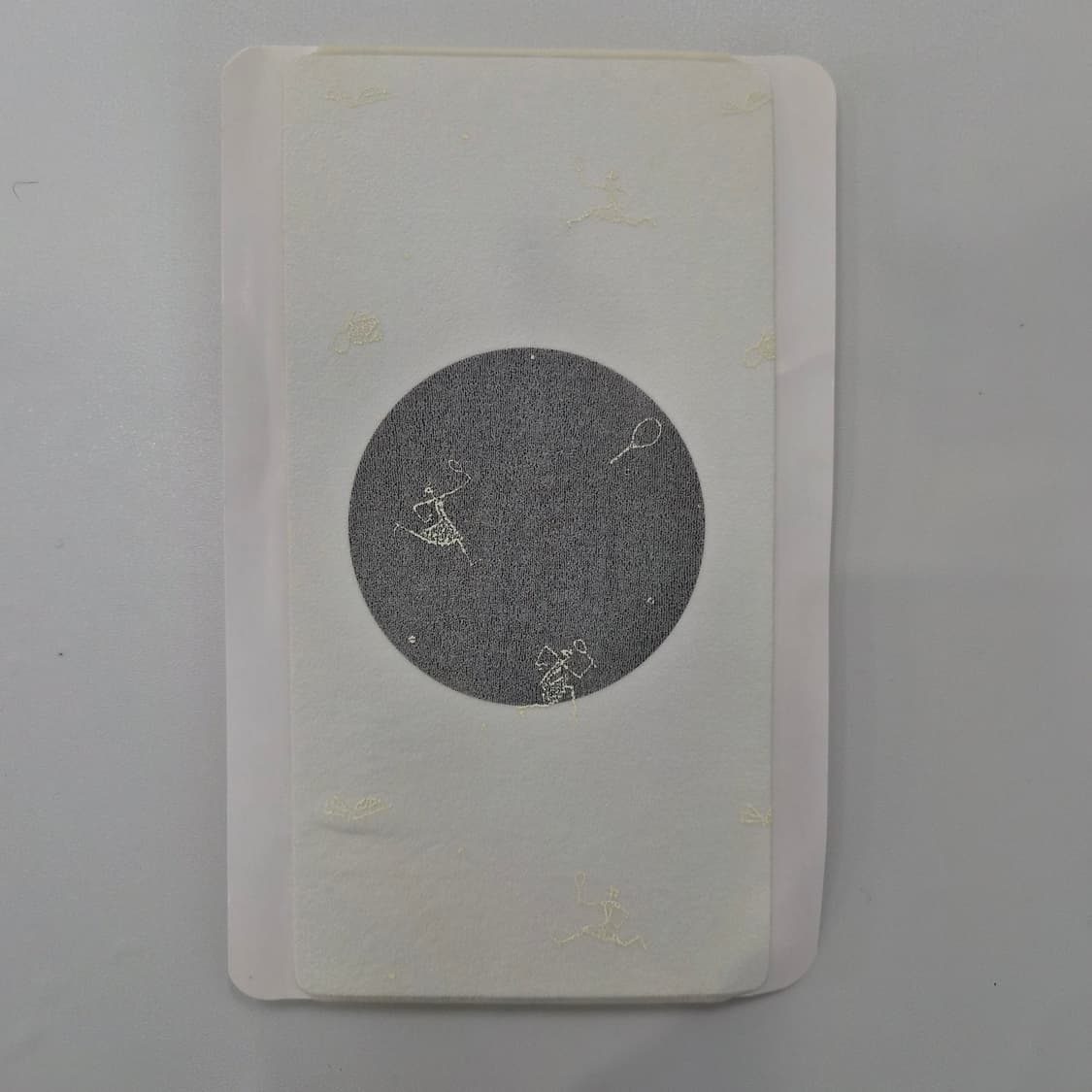 마리끌레르 아이보리 테니스 패턴 팬티스타킹 상품이미지1